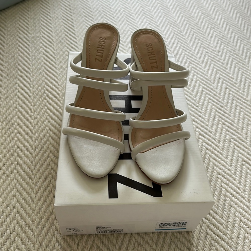Schutz wedge sandals size 8